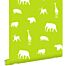 papier peint animaux vert citron de ESTAhome