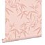 papier peint feuilles de bambou rose terracotta de ESTAhome