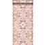 papier peint tapis patchwork kilim oriental rose terracotta de ESTAhome