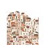 papier peint panoramique maisons méditerranéennes terracotta de ESTAhome