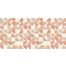 papier peint panoramique formes géométriques beige et rose de ESTAhome