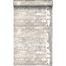 papier peint grandes plaques métalliques rouillées, vieillies, altérées et touchées par les intempéries avec des rivets blanc cassé de Origin Wallcoverings