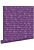 papier peint noms de fleurs manuscrits en latin violet foncé de ESTAhome