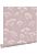 papier peint ombelles vieux rose et blanc de ESTAhome