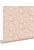 papier peint feuilles dessinées rose terracotta de ESTAhome