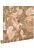 papier peint feuilles cervine et rose terracotta de ESTAhome