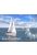 papier peint panoramique bateau à voile bleu de ESTA home
