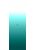 papier peint panoramique gradient de couleur dip-dye à hauteur de chambre turquoise intense et blanc mat de ESTAhome