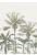 papier peint panoramique palmiers beige clair et vert grisé de ESTAhome