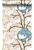 papier peint magnolia beige et turquoise de Origin Wallcoverings