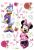 sticker mural Minnie Mouse & Daisy Duck rose, violet et blanc de Disney