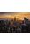 papier peint panoramique New York skyline orange chaude et brun grisé de Sanders & Sanders