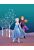 affiche La Reine des neiges Anna & Elsa bleu et violet de Komar
