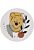 papier peint panoramique rond adhésif Winnie l'ourson multicolore de Komar