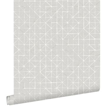 papier peint formes géométriques taupe de ESTAhome