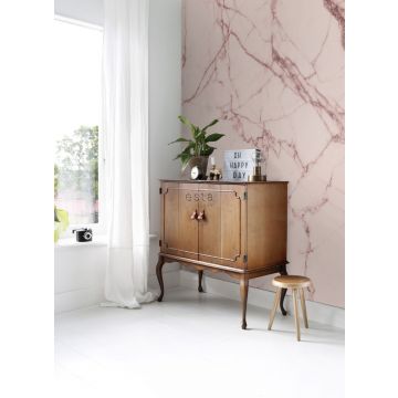 papier peint panoramique salon marbre gris rose 158949