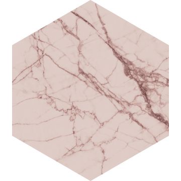 sticker mural marbre gris rose de ESTAhome