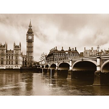 papier peint panoramique Londres beige de Sanders & Sanders