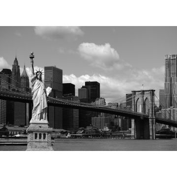 papier peint panoramique New York gris de Sanders & Sanders