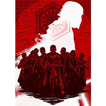 papier peint panoramique Star Wars Supreme Leader rouge de Komar