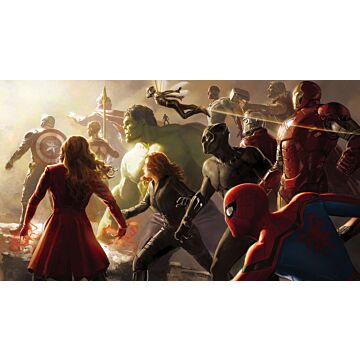 papier peint panoramique Avengers Final Battle multicolore de Komar