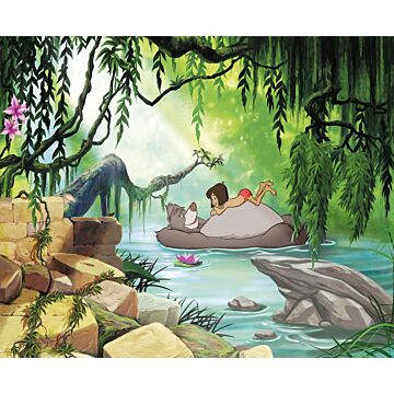papier peint panoramique Le Livre de la jungle multicolore de Komar