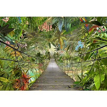 papier peint panoramique Wild Bridge vert de Komar
