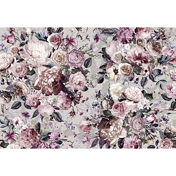 papier peint panoramique Lovely Blossoms rose de Komar