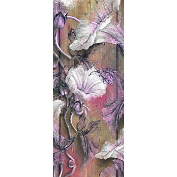 papier peint panoramique fleurs de cerisier beige et rose de Sanders & Sanders