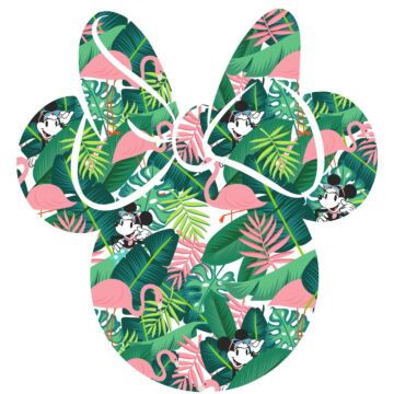 sticker mural Minnie Mouse vert et rose de Sanders & Sanders